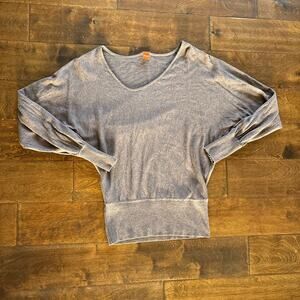 Hugo Boss Women's medium Pullover Sweater Brown Wool Silk Blend Lightweight